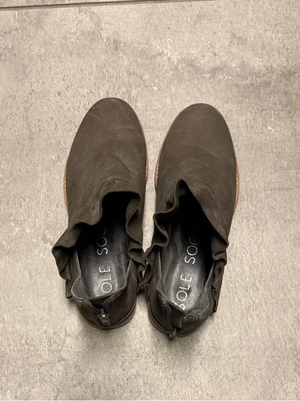Sole Society Brinya Ruffle Ankle Booties